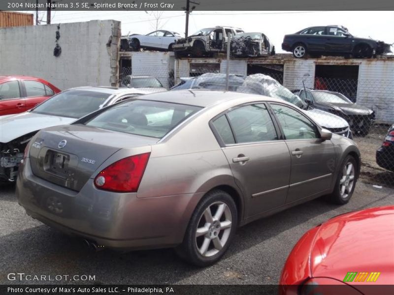 Spirited Bronze / Frost Gray 2004 Nissan Maxima 3.5 SE
