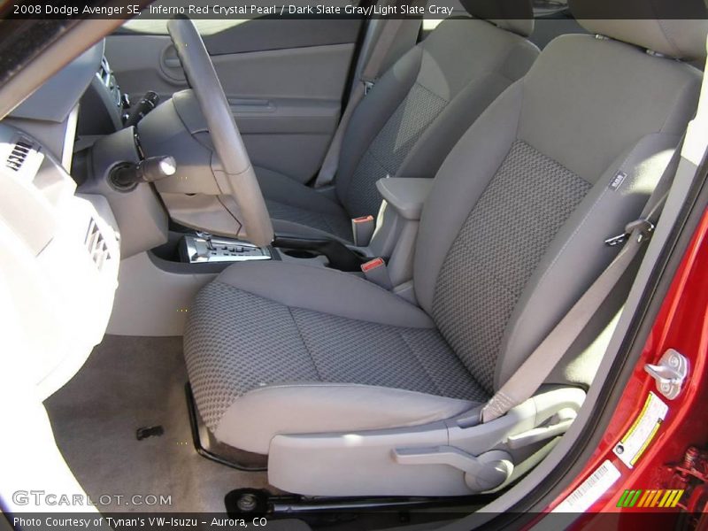 Inferno Red Crystal Pearl / Dark Slate Gray/Light Slate Gray 2008 Dodge Avenger SE
