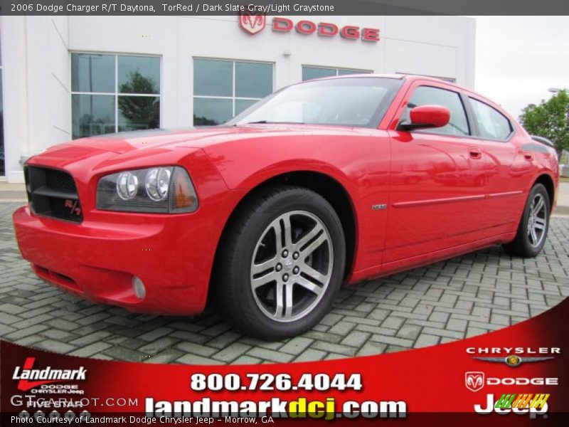 TorRed / Dark Slate Gray/Light Graystone 2006 Dodge Charger R/T Daytona
