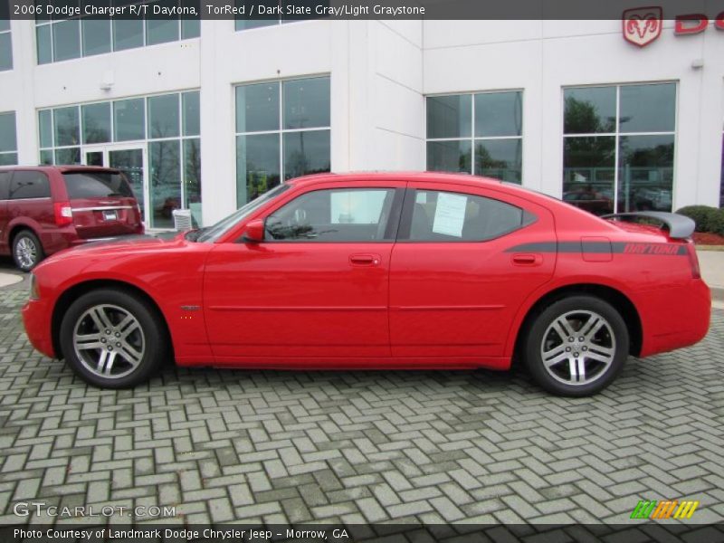 TorRed / Dark Slate Gray/Light Graystone 2006 Dodge Charger R/T Daytona