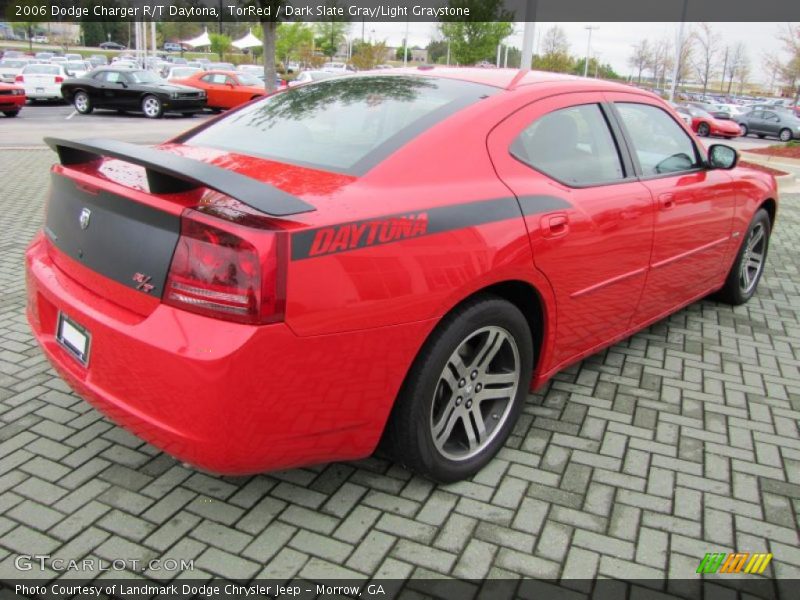 TorRed / Dark Slate Gray/Light Graystone 2006 Dodge Charger R/T Daytona