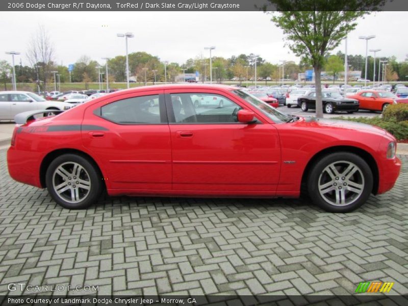TorRed / Dark Slate Gray/Light Graystone 2006 Dodge Charger R/T Daytona