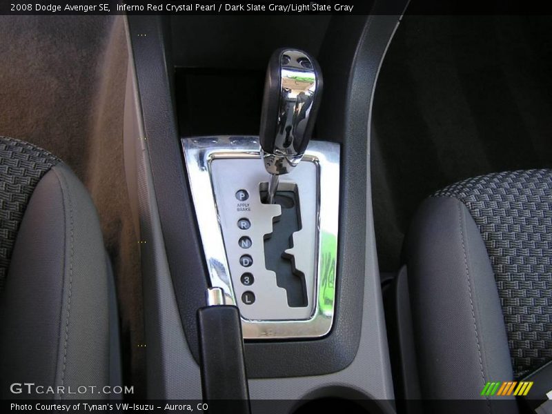 Inferno Red Crystal Pearl / Dark Slate Gray/Light Slate Gray 2008 Dodge Avenger SE