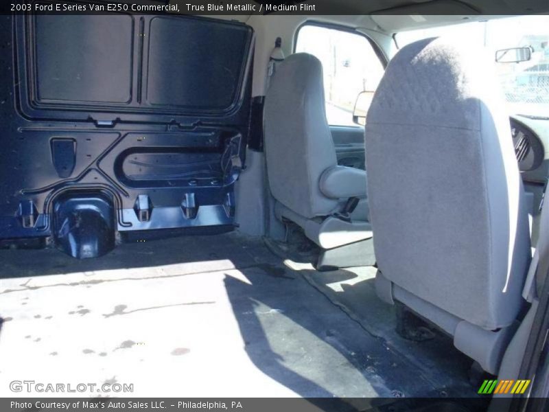 True Blue Metallic / Medium Flint 2003 Ford E Series Van E250 Commercial