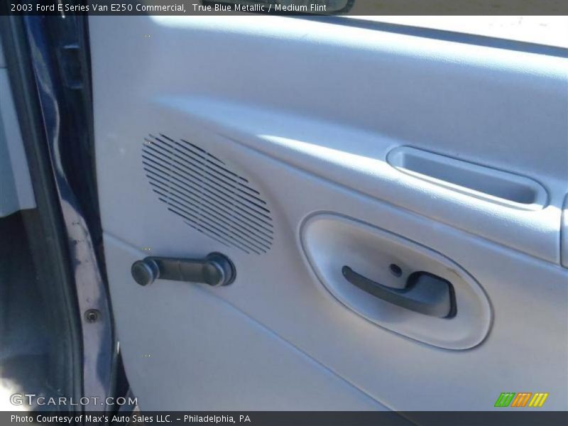 True Blue Metallic / Medium Flint 2003 Ford E Series Van E250 Commercial