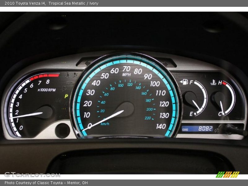 Tropical Sea Metallic / Ivory 2010 Toyota Venza I4