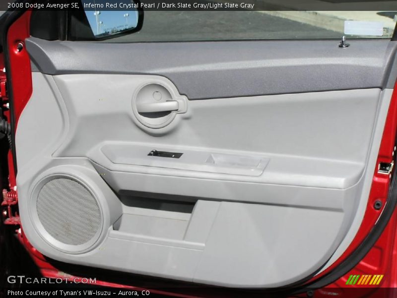 Inferno Red Crystal Pearl / Dark Slate Gray/Light Slate Gray 2008 Dodge Avenger SE