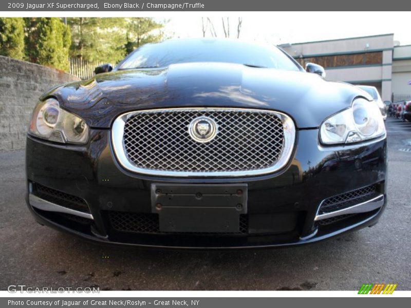 Ebony Black / Champagne/Truffle 2009 Jaguar XF Supercharged