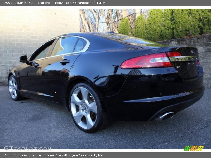 Ebony Black / Champagne/Truffle 2009 Jaguar XF Supercharged