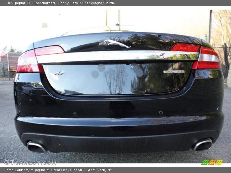 Ebony Black / Champagne/Truffle 2009 Jaguar XF Supercharged