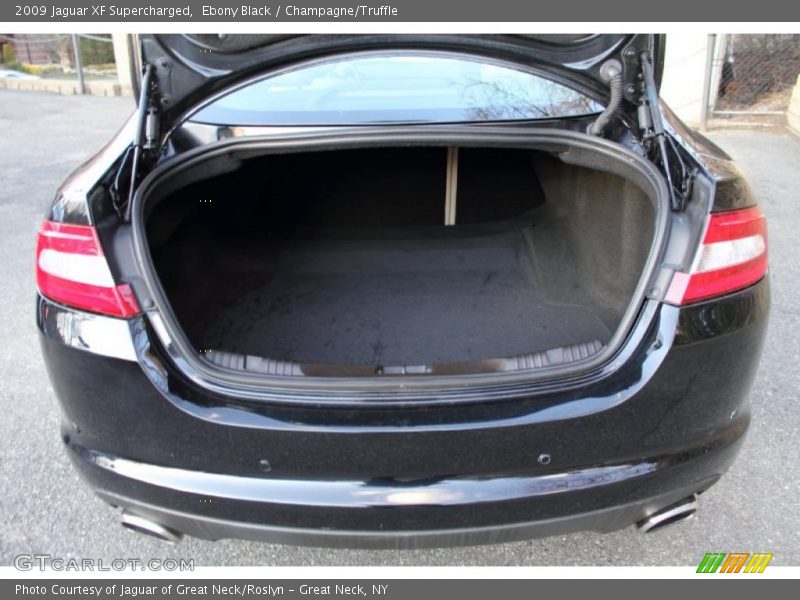 Ebony Black / Champagne/Truffle 2009 Jaguar XF Supercharged