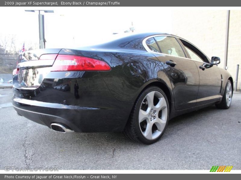 Ebony Black / Champagne/Truffle 2009 Jaguar XF Supercharged