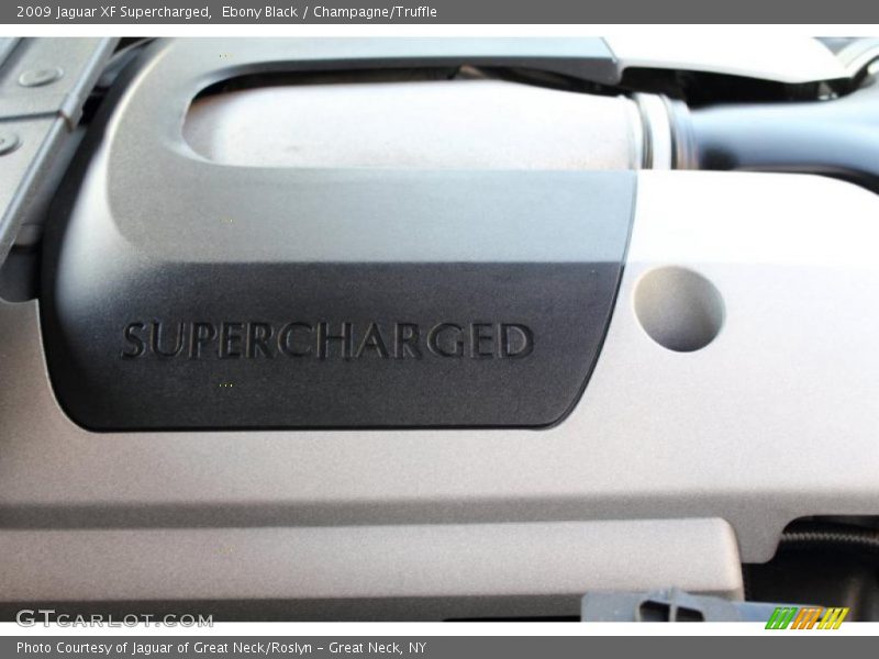 Ebony Black / Champagne/Truffle 2009 Jaguar XF Supercharged