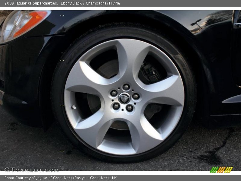 Ebony Black / Champagne/Truffle 2009 Jaguar XF Supercharged