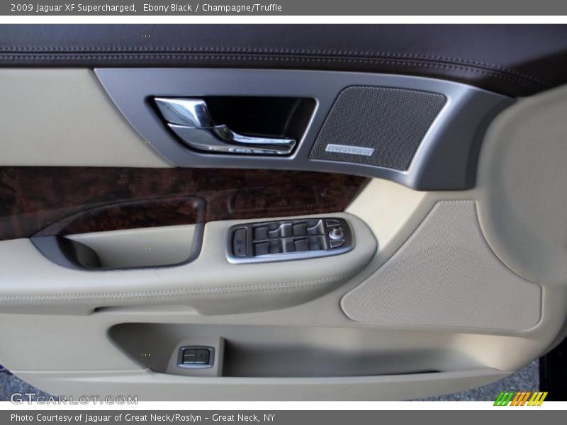 Ebony Black / Champagne/Truffle 2009 Jaguar XF Supercharged