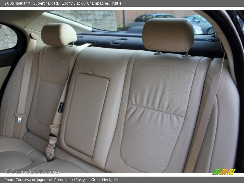 Ebony Black / Champagne/Truffle 2009 Jaguar XF Supercharged