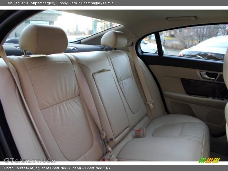 Ebony Black / Champagne/Truffle 2009 Jaguar XF Supercharged