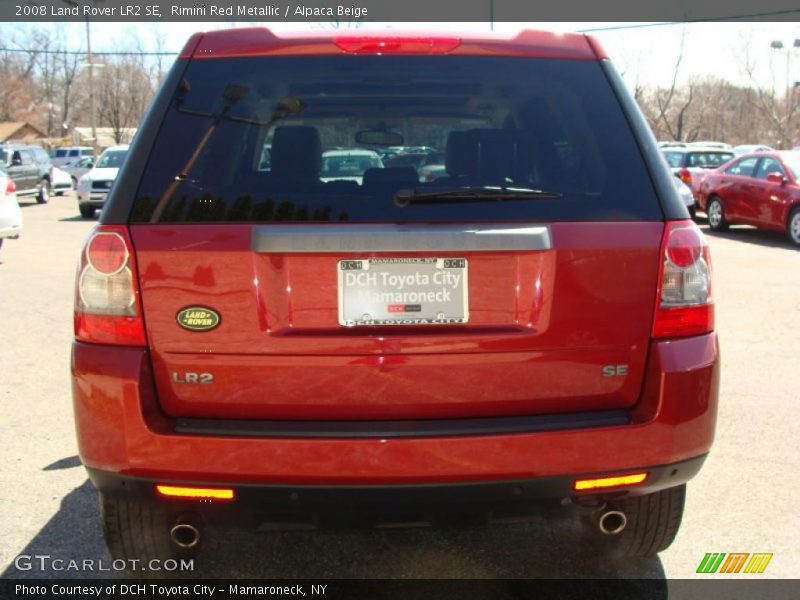 Rimini Red Metallic / Alpaca Beige 2008 Land Rover LR2 SE