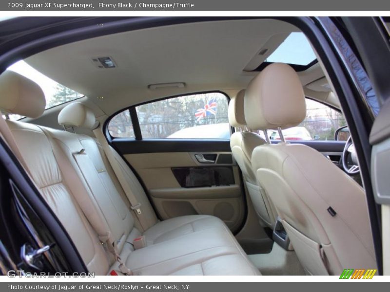 Ebony Black / Champagne/Truffle 2009 Jaguar XF Supercharged