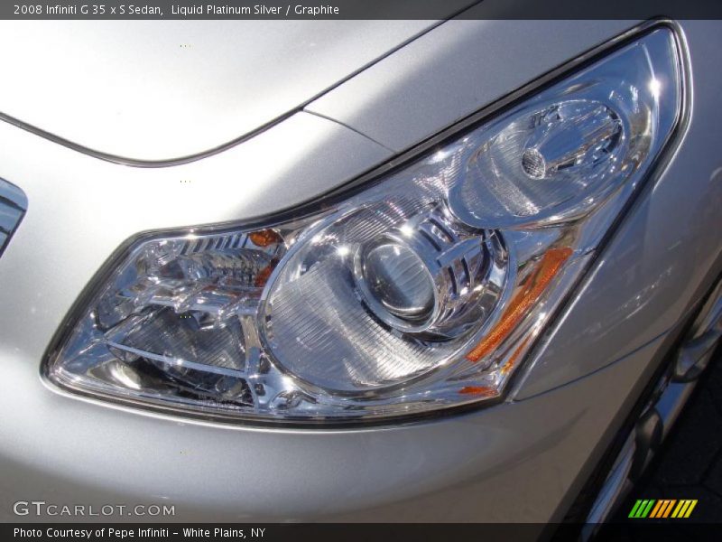 Liquid Platinum Silver / Graphite 2008 Infiniti G 35 x S Sedan