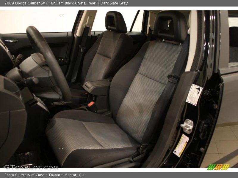 Brilliant Black Crystal Pearl / Dark Slate Gray 2009 Dodge Caliber SXT
