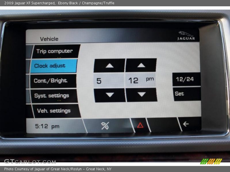 Ebony Black / Champagne/Truffle 2009 Jaguar XF Supercharged