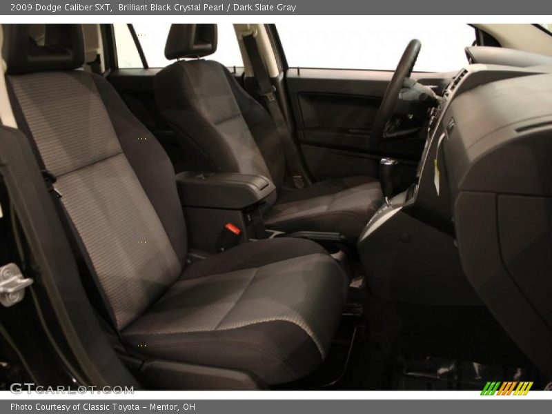 Brilliant Black Crystal Pearl / Dark Slate Gray 2009 Dodge Caliber SXT