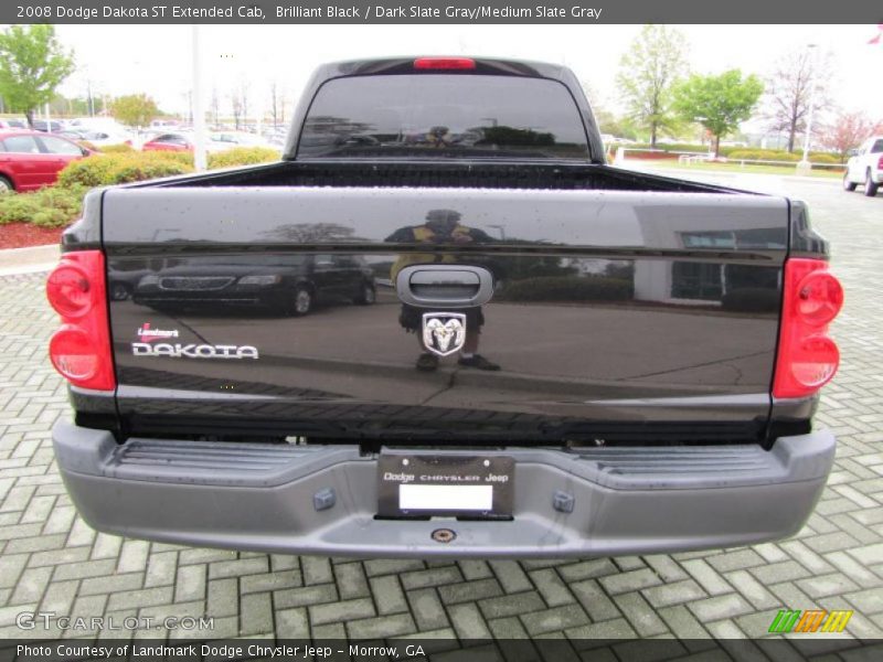 Brilliant Black / Dark Slate Gray/Medium Slate Gray 2008 Dodge Dakota ST Extended Cab