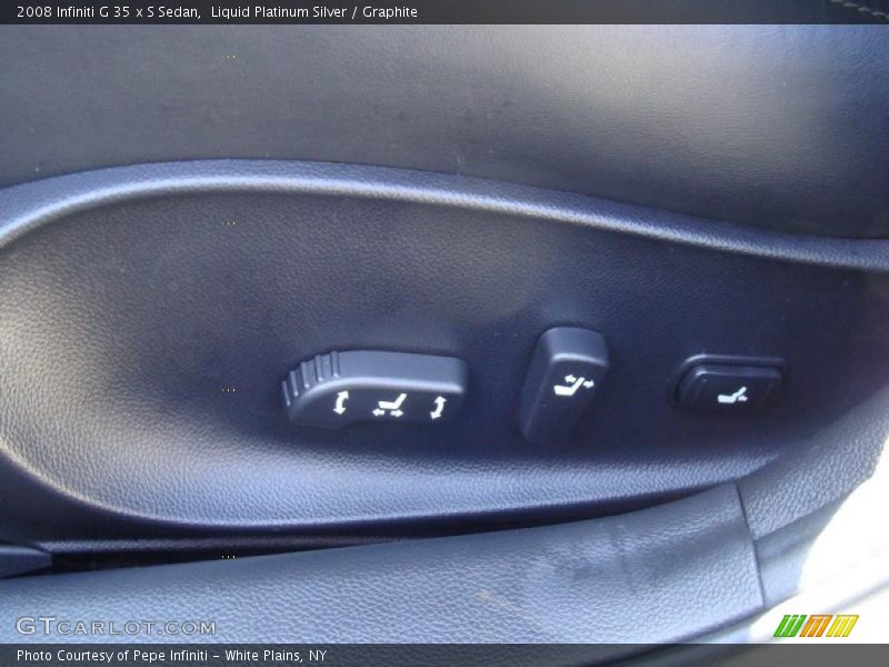 Liquid Platinum Silver / Graphite 2008 Infiniti G 35 x S Sedan