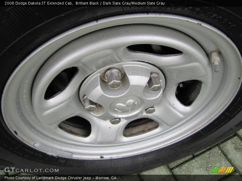 Brilliant Black / Dark Slate Gray/Medium Slate Gray 2008 Dodge Dakota ST Extended Cab
