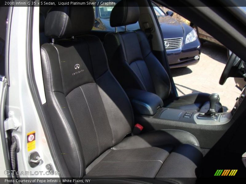 Liquid Platinum Silver / Graphite 2008 Infiniti G 35 x S Sedan