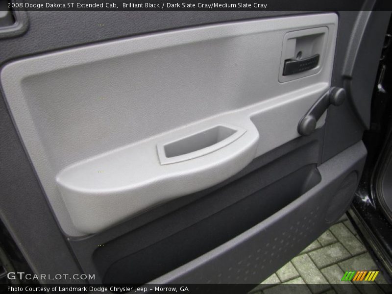 Brilliant Black / Dark Slate Gray/Medium Slate Gray 2008 Dodge Dakota ST Extended Cab