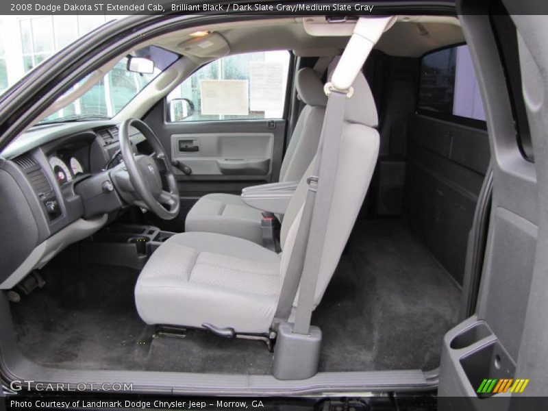  2008 Dakota ST Extended Cab Dark Slate Gray/Medium Slate Gray Interior