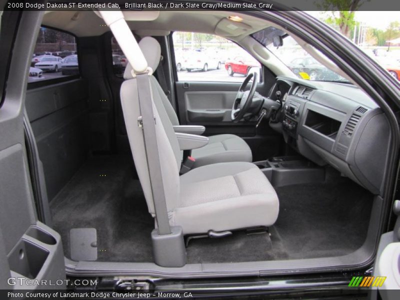  2008 Dakota ST Extended Cab Dark Slate Gray/Medium Slate Gray Interior
