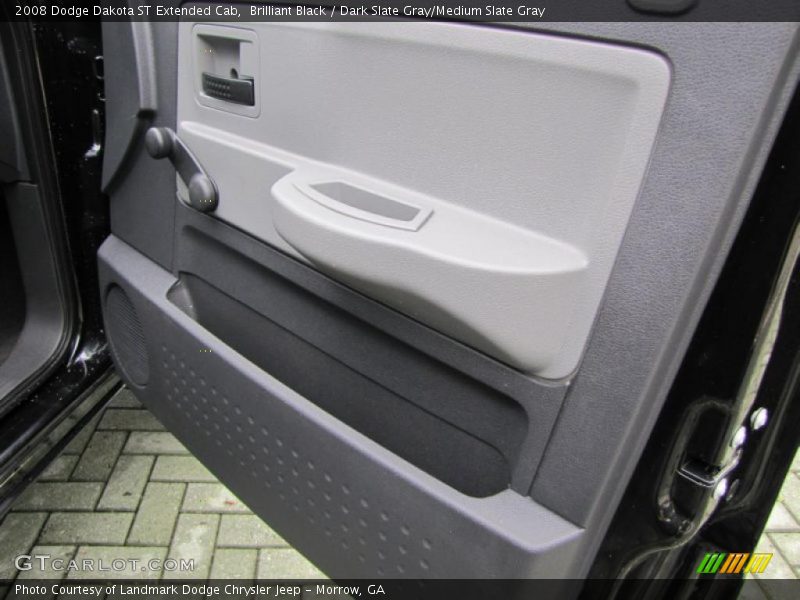 Brilliant Black / Dark Slate Gray/Medium Slate Gray 2008 Dodge Dakota ST Extended Cab