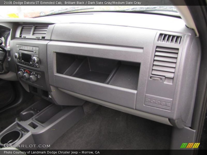 Brilliant Black / Dark Slate Gray/Medium Slate Gray 2008 Dodge Dakota ST Extended Cab