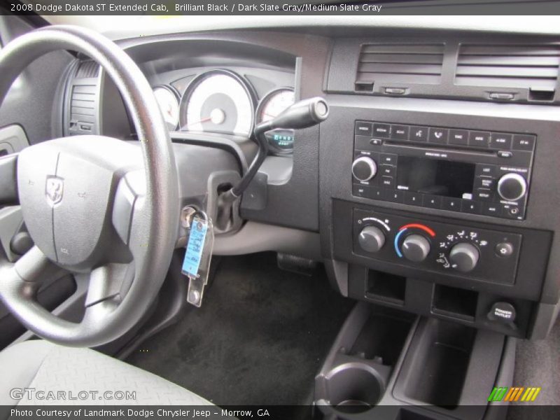 Brilliant Black / Dark Slate Gray/Medium Slate Gray 2008 Dodge Dakota ST Extended Cab