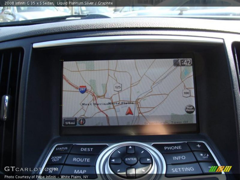 Liquid Platinum Silver / Graphite 2008 Infiniti G 35 x S Sedan