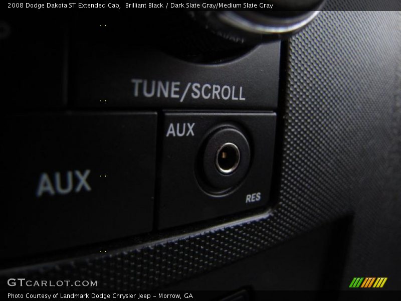 Brilliant Black / Dark Slate Gray/Medium Slate Gray 2008 Dodge Dakota ST Extended Cab