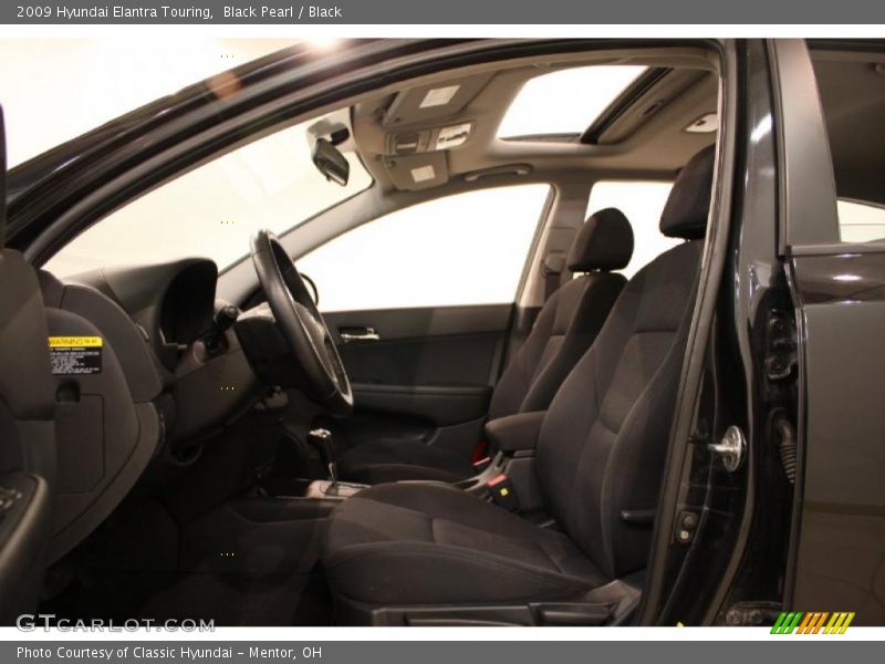 Black Pearl / Black 2009 Hyundai Elantra Touring