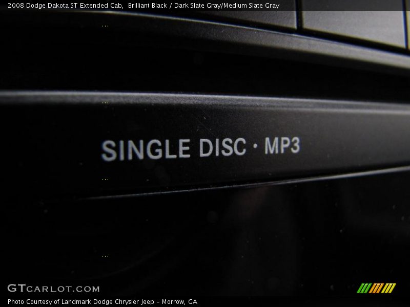 Brilliant Black / Dark Slate Gray/Medium Slate Gray 2008 Dodge Dakota ST Extended Cab