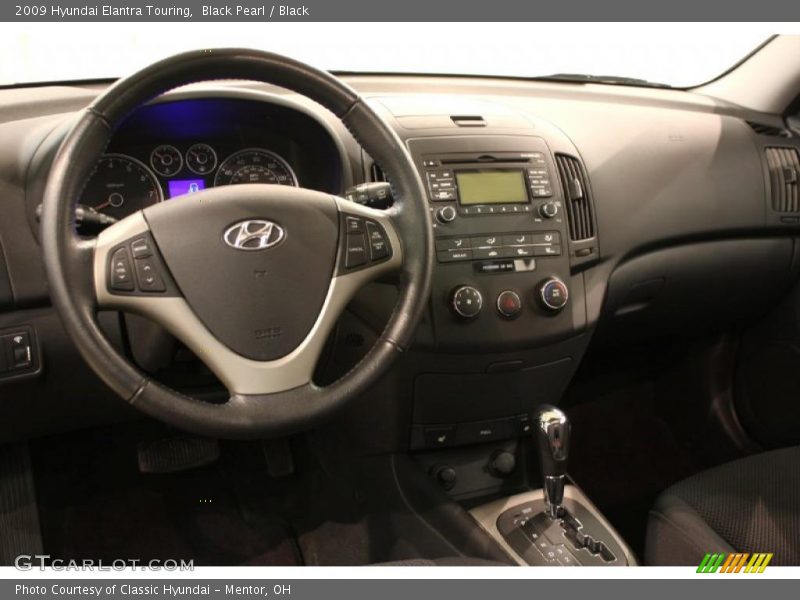 Dashboard of 2009 Elantra Touring
