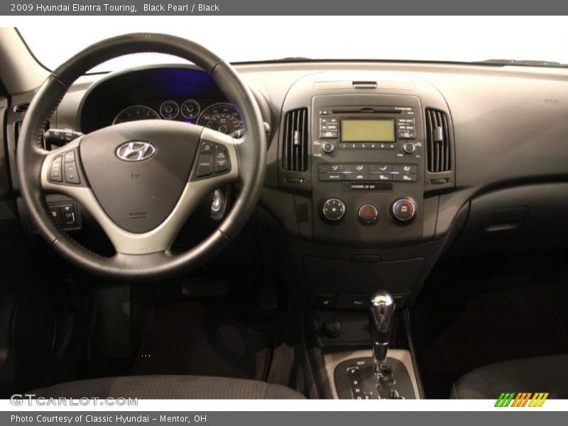 Dashboard of 2009 Elantra Touring