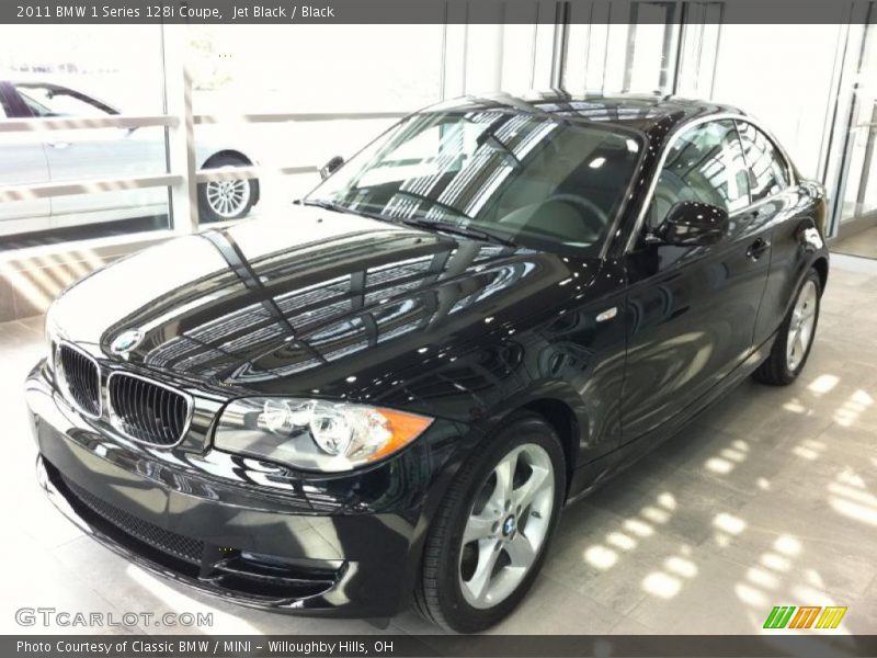 Jet Black / Black 2011 BMW 1 Series 128i Coupe