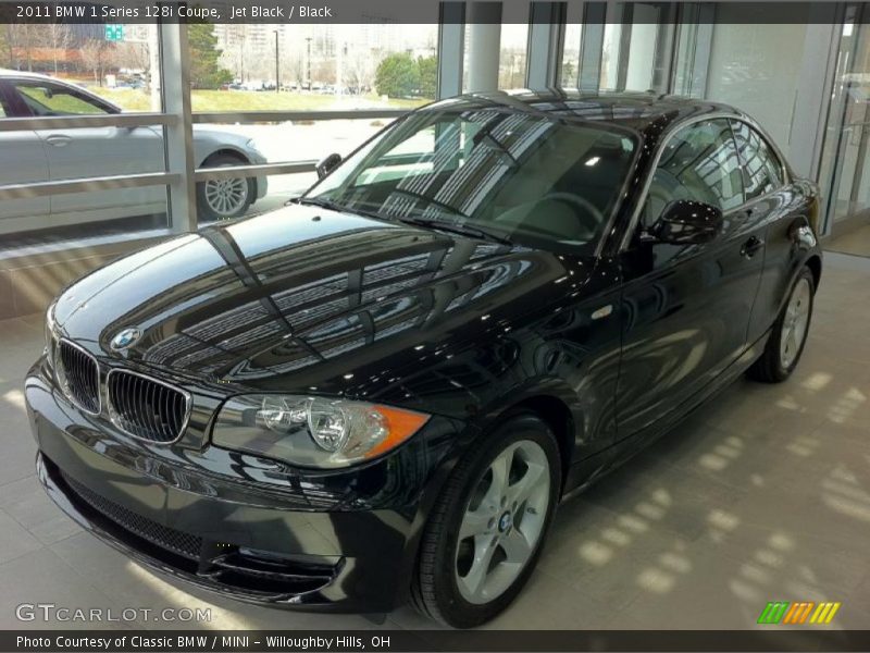 Jet Black / Black 2011 BMW 1 Series 128i Coupe