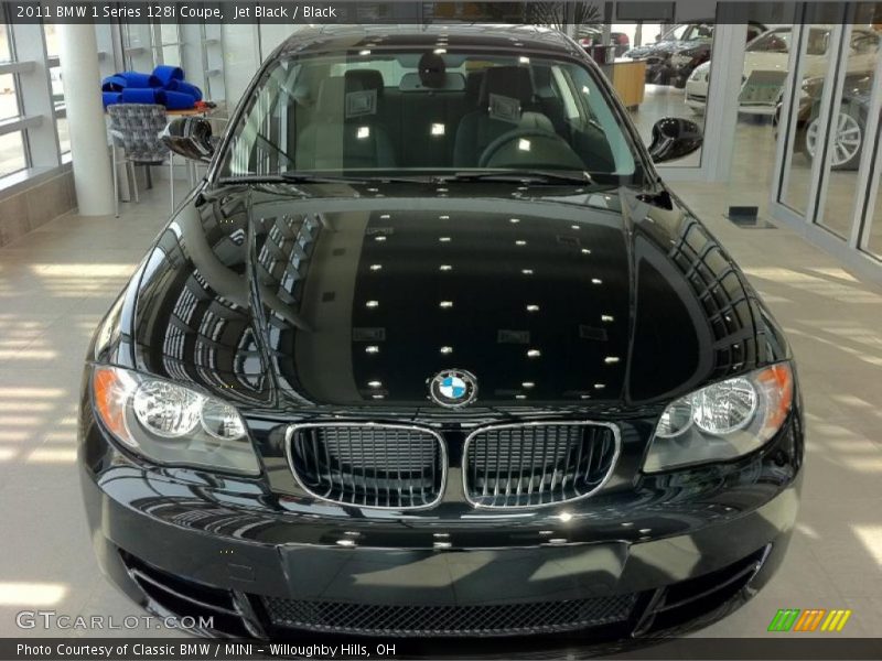 Jet Black / Black 2011 BMW 1 Series 128i Coupe