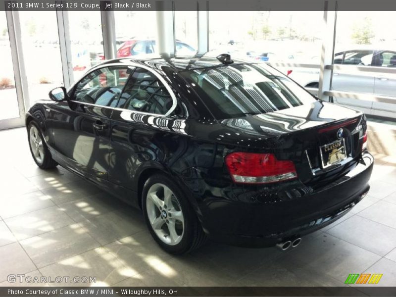 Jet Black / Black 2011 BMW 1 Series 128i Coupe