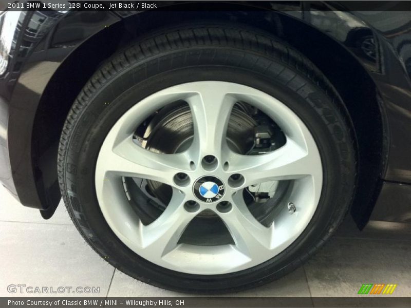 Jet Black / Black 2011 BMW 1 Series 128i Coupe