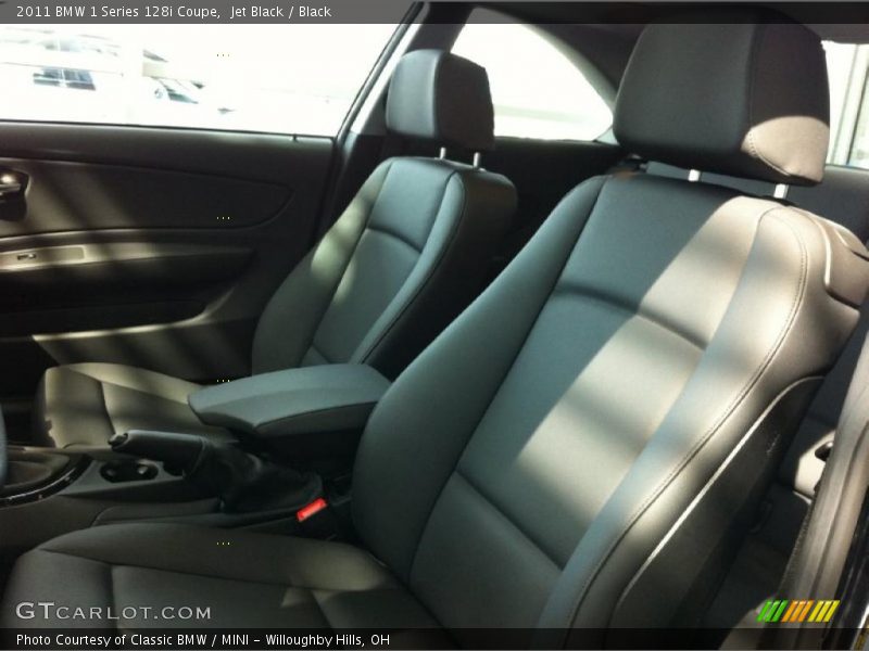 Jet Black / Black 2011 BMW 1 Series 128i Coupe