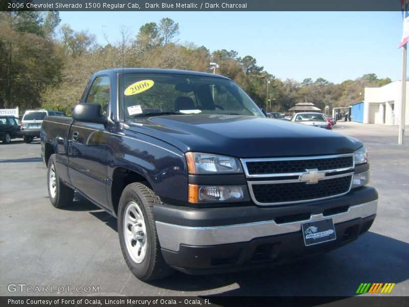 Dark Blue Metallic / Dark Charcoal 2006 Chevrolet Silverado 1500 Regular Cab